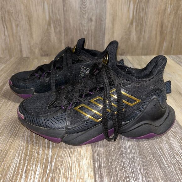 Adidas Wakanda Forever Black Panther GX4808 Basketball Sneaker Shoe Youth Size 3 - Picture 5 of 11